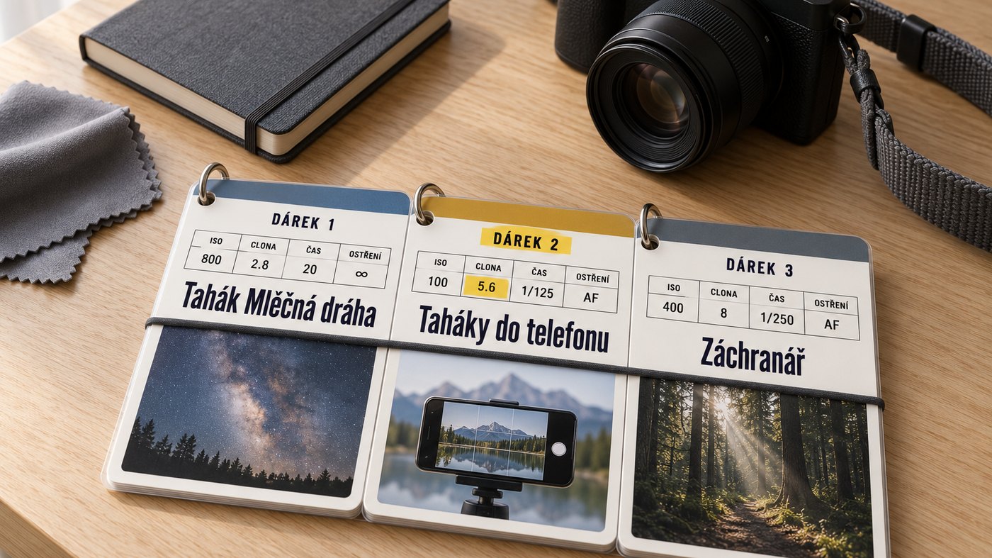 3 dárky: Tahák Mléčná dráha, Taháky do telefonu a Záchranář