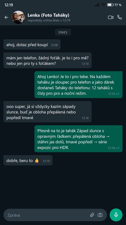 Někdo se před koupí ptá, jestli je to pro něj, když má jen telefon