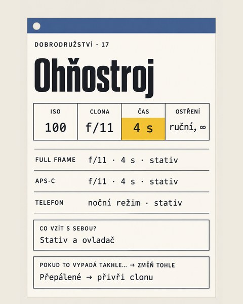 Dobrodružství 17, Ohňostroj