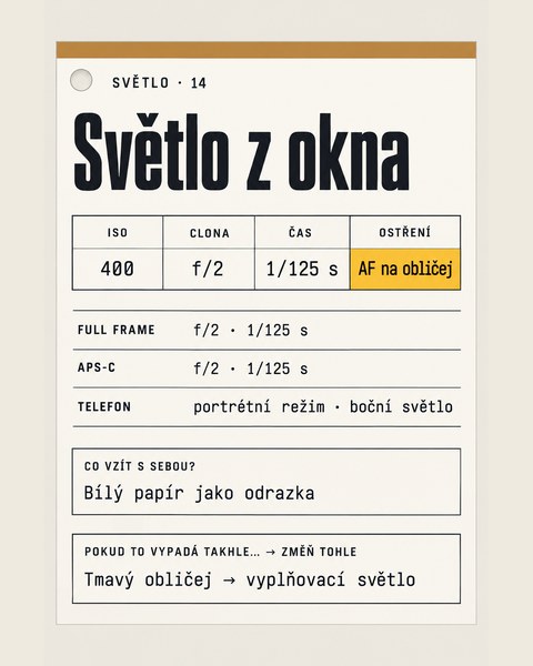 Světlo, světlo z okna